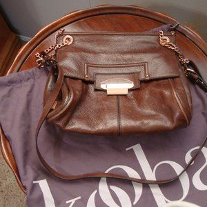 Kooba Pebble Leather Flap Top Crossbody Bag